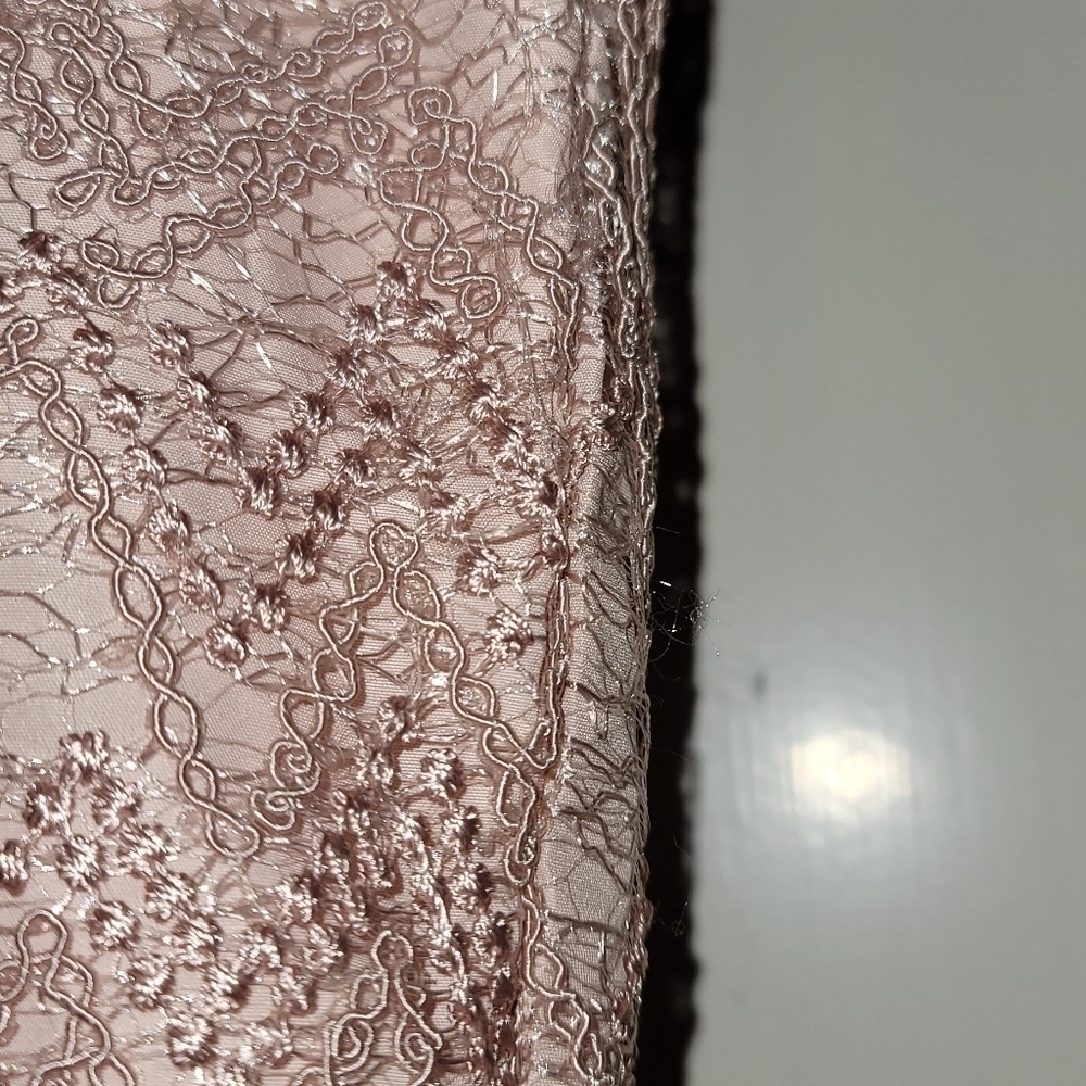 **NWT* Badgley Mischka Big Girl's Maxi Fit-&-Flare Dress - Blush - Size 16 - Picture 4 of 12